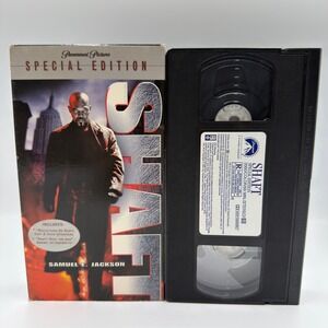 Shaft Special Edition VHS 2000 Samuel L Jackson Paramount Pictures Action Movie